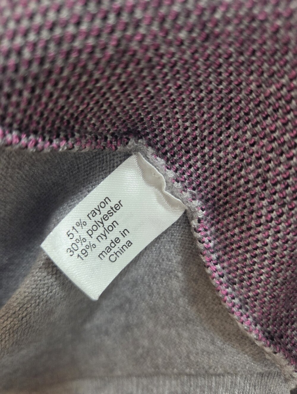 NEW Astrologie French Bulldog Sweater XL Gray Pink Dog Novelty Knit Pullover - Picture 4 of 6